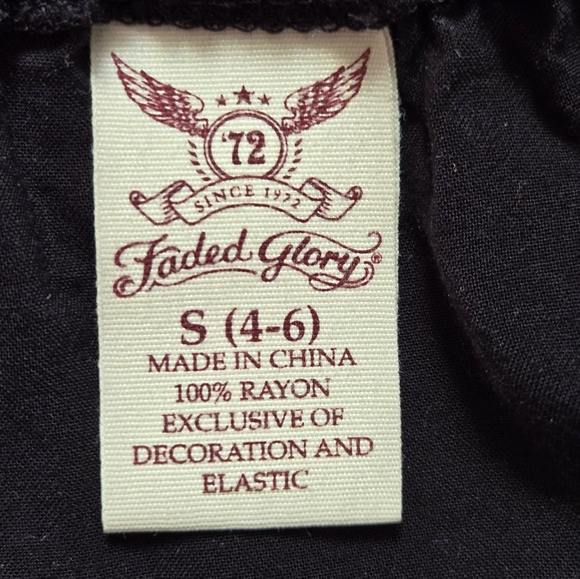 Faded Glory Black and Blue Sleeveless Maxi Dress. Size Small - Picture 8 of 10